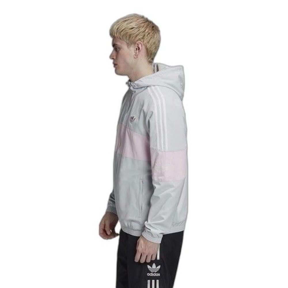 Adidas Originals Bandrix Windbreaker Full-Zip Jacket Men's Size Small Hooded - Picture 6 of 16